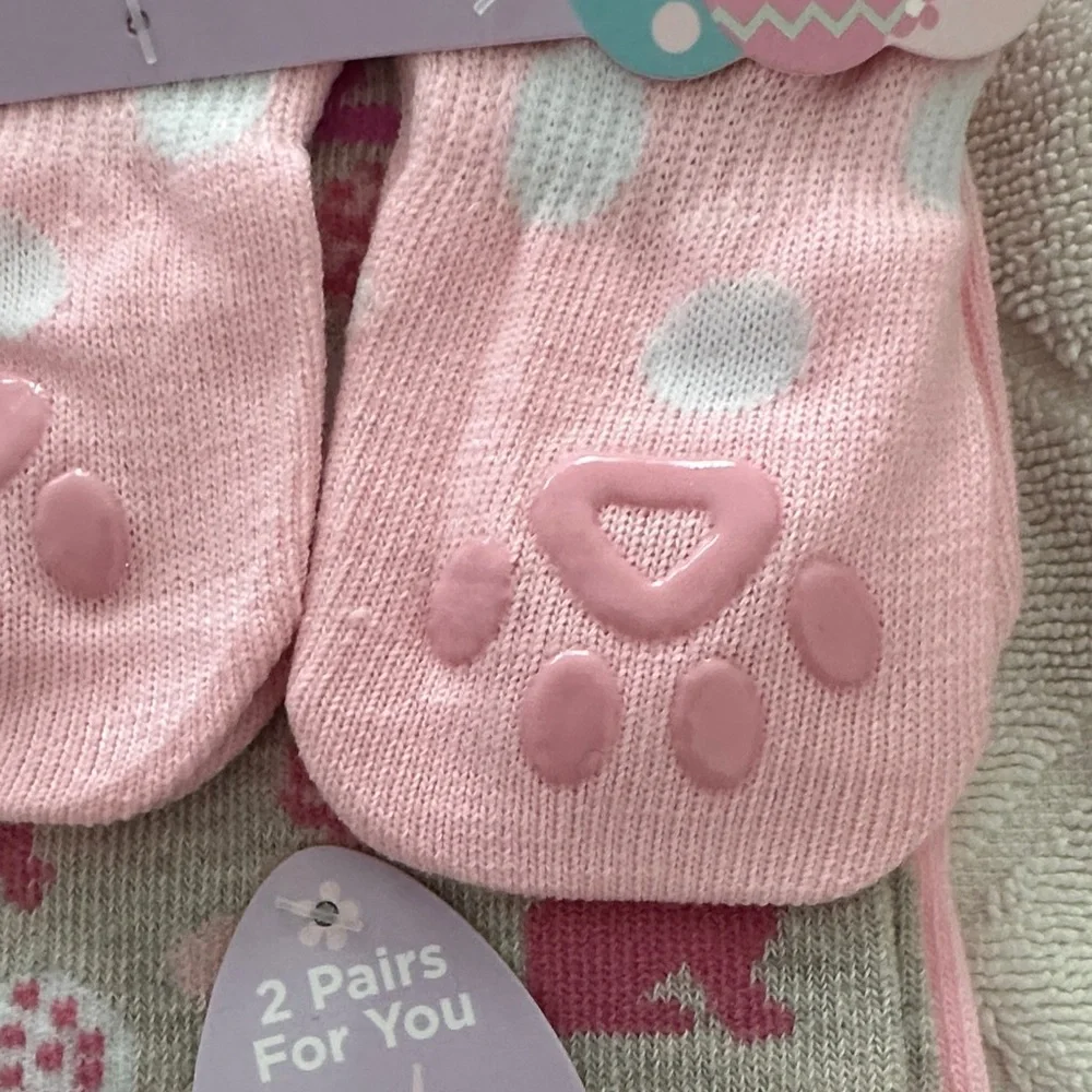 NWT Happy Easter Pet and Owner Socks